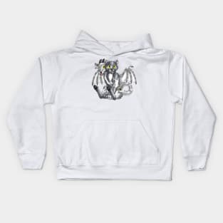 Chimera Cubs: Grey Bicolor Kids Hoodie